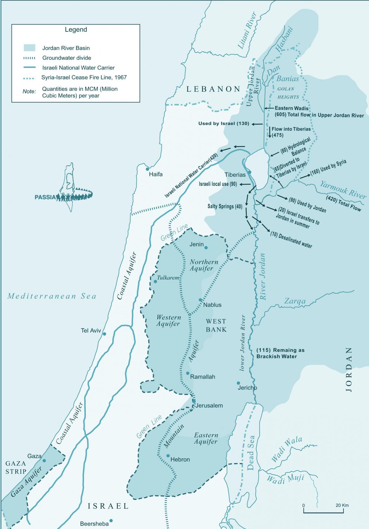 карта ракі Ізраіля 