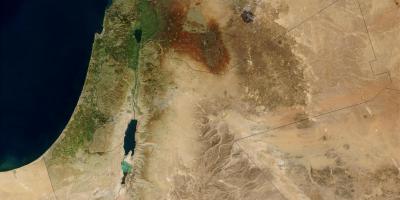 Карта Ізраіля спадарожнікавае 